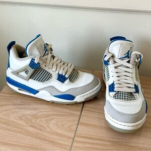 Air Jordan 4 Golf “Military Blue” Sneakers, Size 6 Men’s